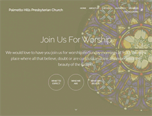 Tablet Screenshot of palmettohills.com